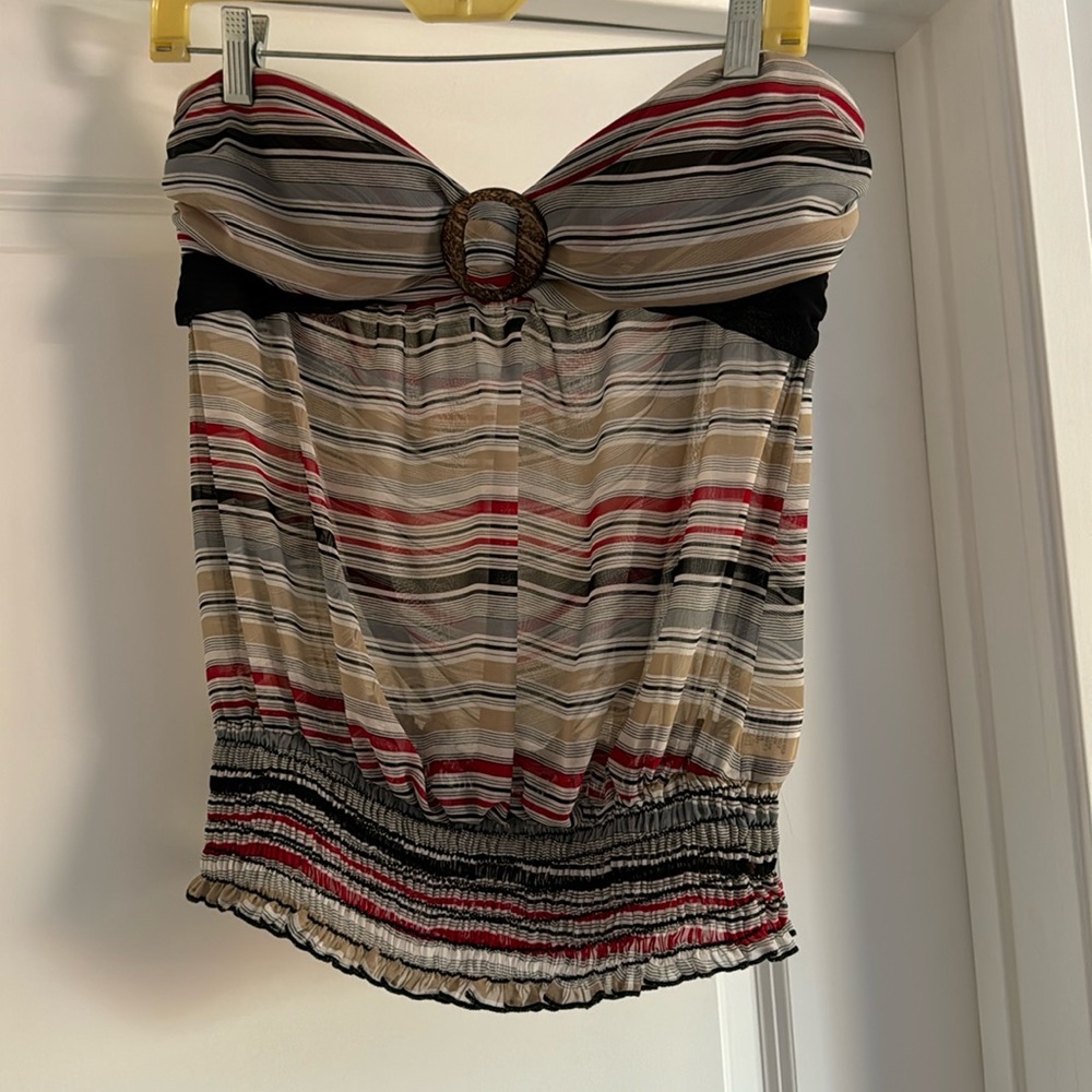 Sheer summer tube top